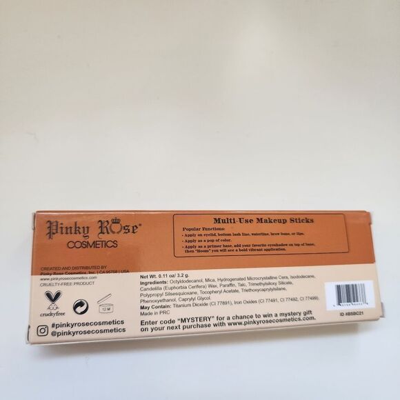 PINKY ROSE COSMETICS PUMP YOUR BRASS MULTI USE STICKS CONTOUR JAZZ HIP HOP NEW - Picture 3 of 5